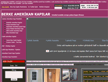 Tablet Screenshot of amerikan-kapi.berkeyapi.com